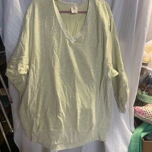 Free people we the free sweatshirt tunic large